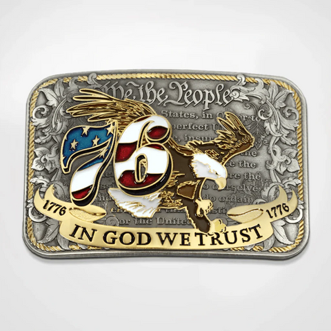 1776 Constitutional Eagle Belt Buckle