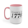 1776 Mug (2 sizes, 3 colors)