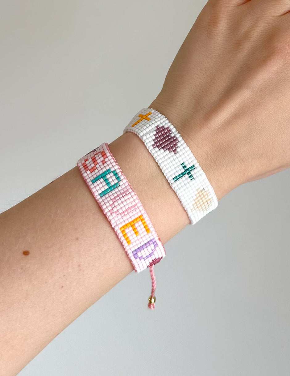 Salvation Micro Bead String Bracelet