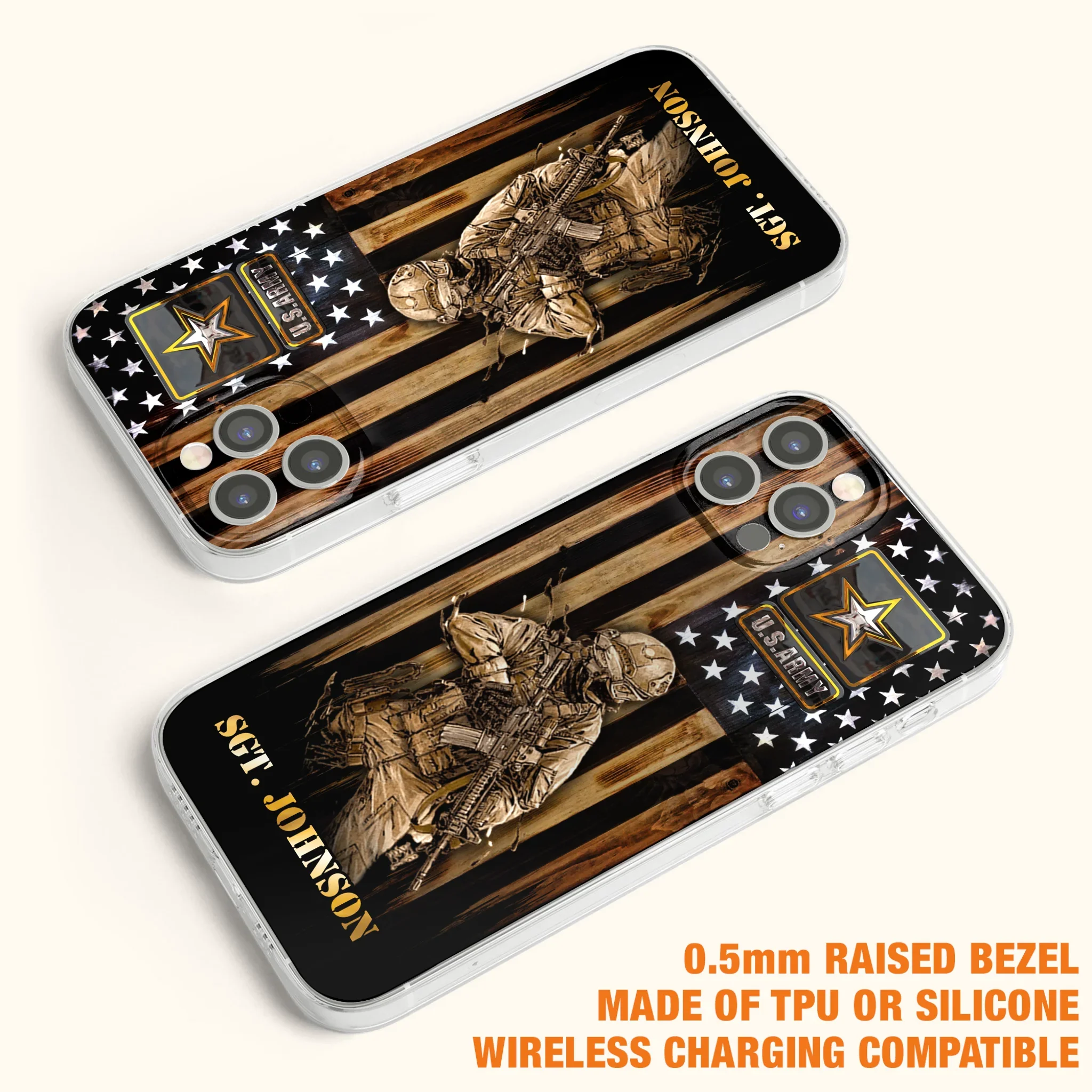 Custom Personalized Veteran Phone Case - Gift Idea For Veteran/ Soldier - Case For iPhone And Samsung