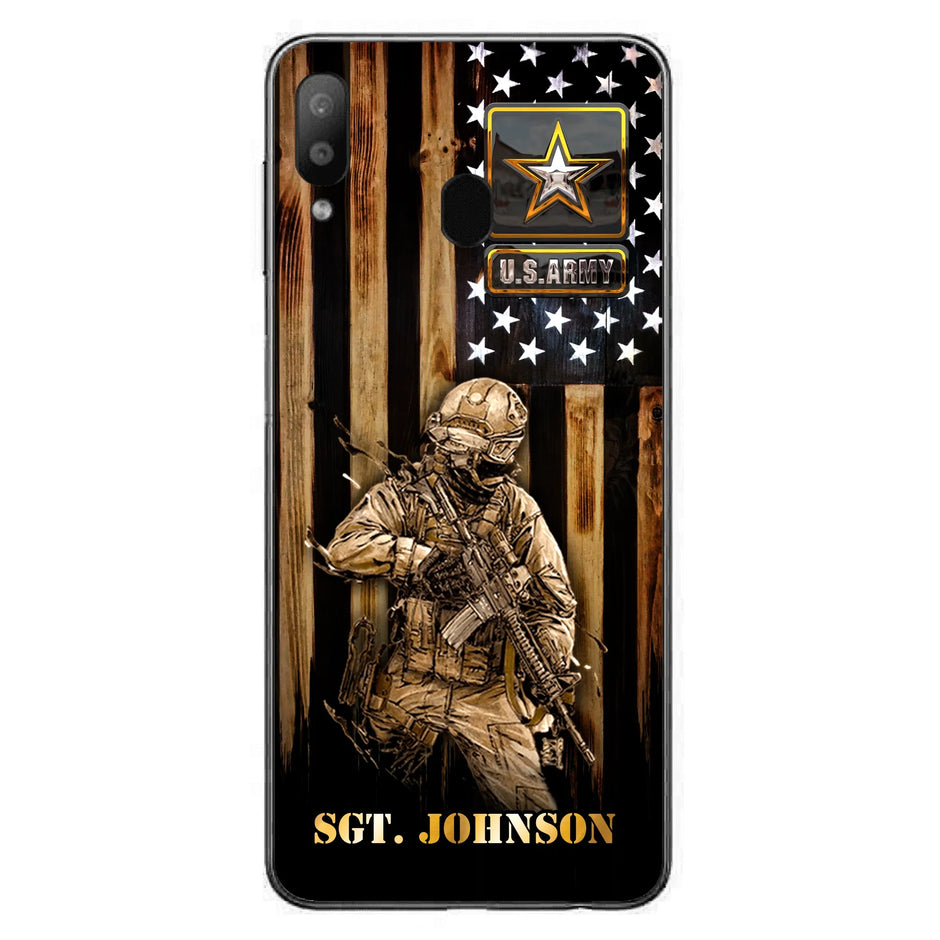 Custom Personalized Veteran Phone Case - Gift Idea For Veteran/ Soldier - Case For iPhone And Samsung