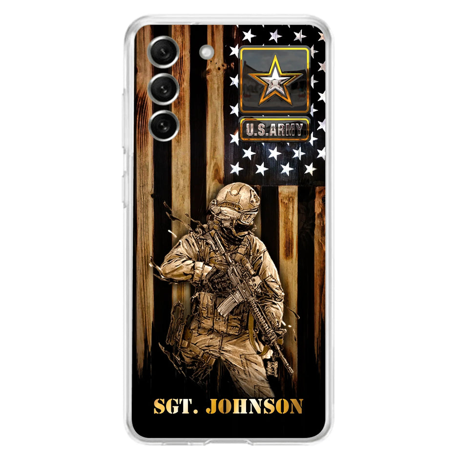 Custom Personalized Veteran Phone Case - Gift Idea For Veteran/ Soldier - Case For iPhone And Samsung