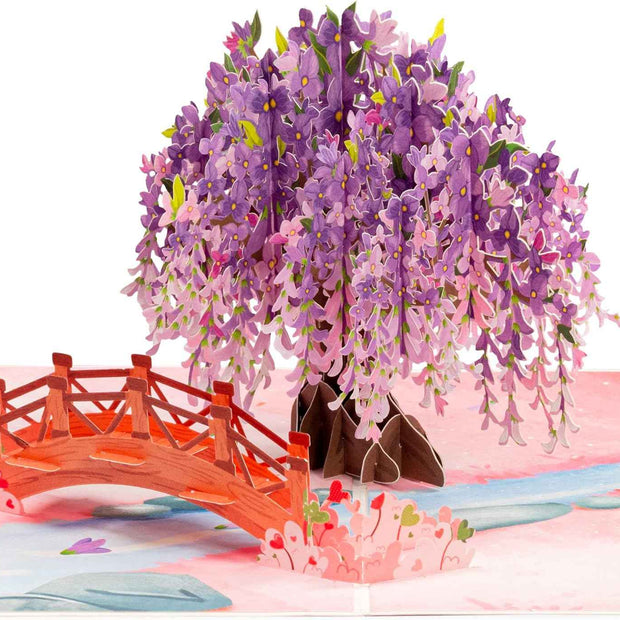 Wisteria Pop Up Card - Frndly