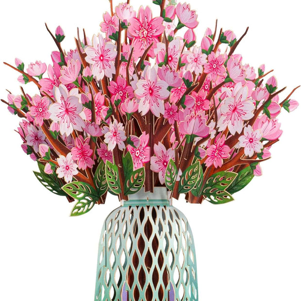 Cherry Blossom Oversized Pop Up Card with Keepsake