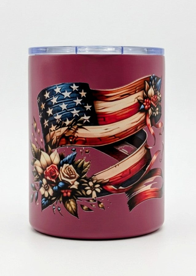 Patriotic Christian Tumblers Created by Roper Roots In House With Love and Integrity
