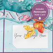 Happy Mothers Day Pop Up Card with butterflies