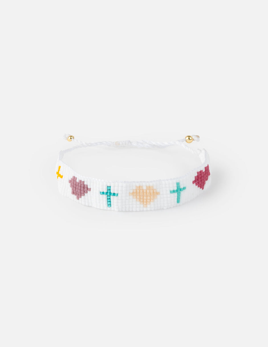 Salvation Micro Bead String Bracelet