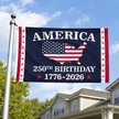 America 250th Birthday USA Flag