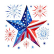 Patriotic Stars Fabric Panel 2