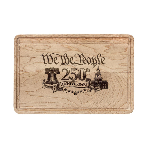 We the People 250th Anniversary of America Wooden Cutting Boards